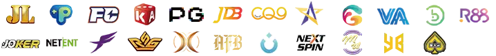 OKGAME game provider logos showcasing trusted casino platforms